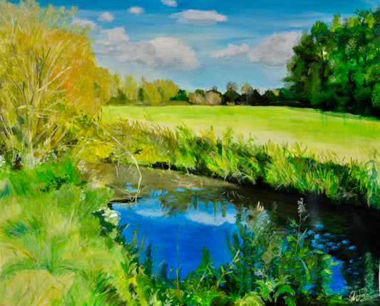 Oktoberlandschaft an der Nidda